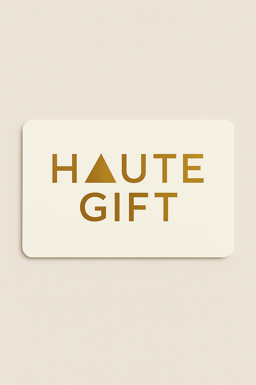 Carte-cadeau électronique HAUTE